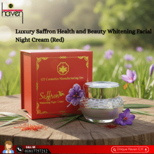 Luxury Saffron Health and Beauty Whitening Facial Night Cream (Red)
